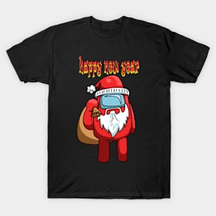 Santa Claus gamer t shirt T-Shirt